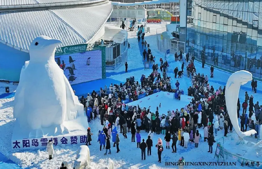 哈尔滨行李寄存:轻装玩雪示意图